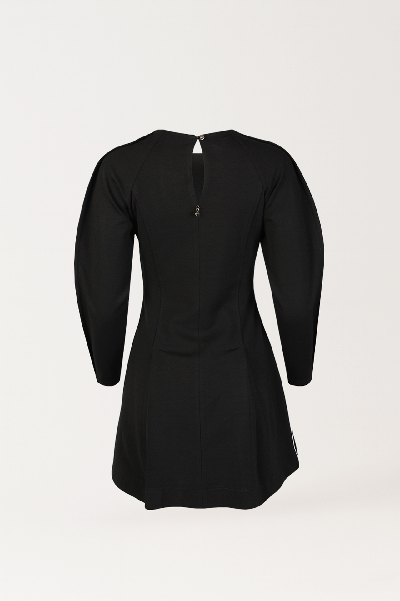 Vestido Curto com Risca Preto - SAHOCO  3