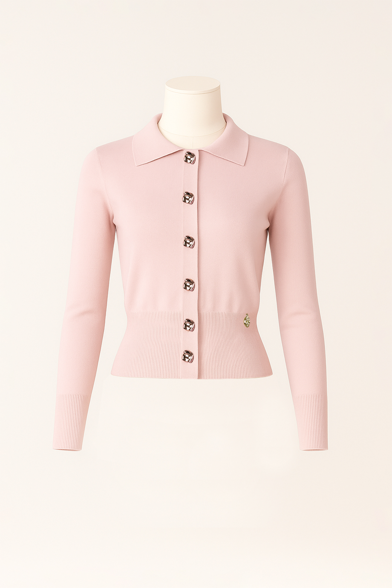 Casaco de Malha com Gola Rosa - SAHOCO  2