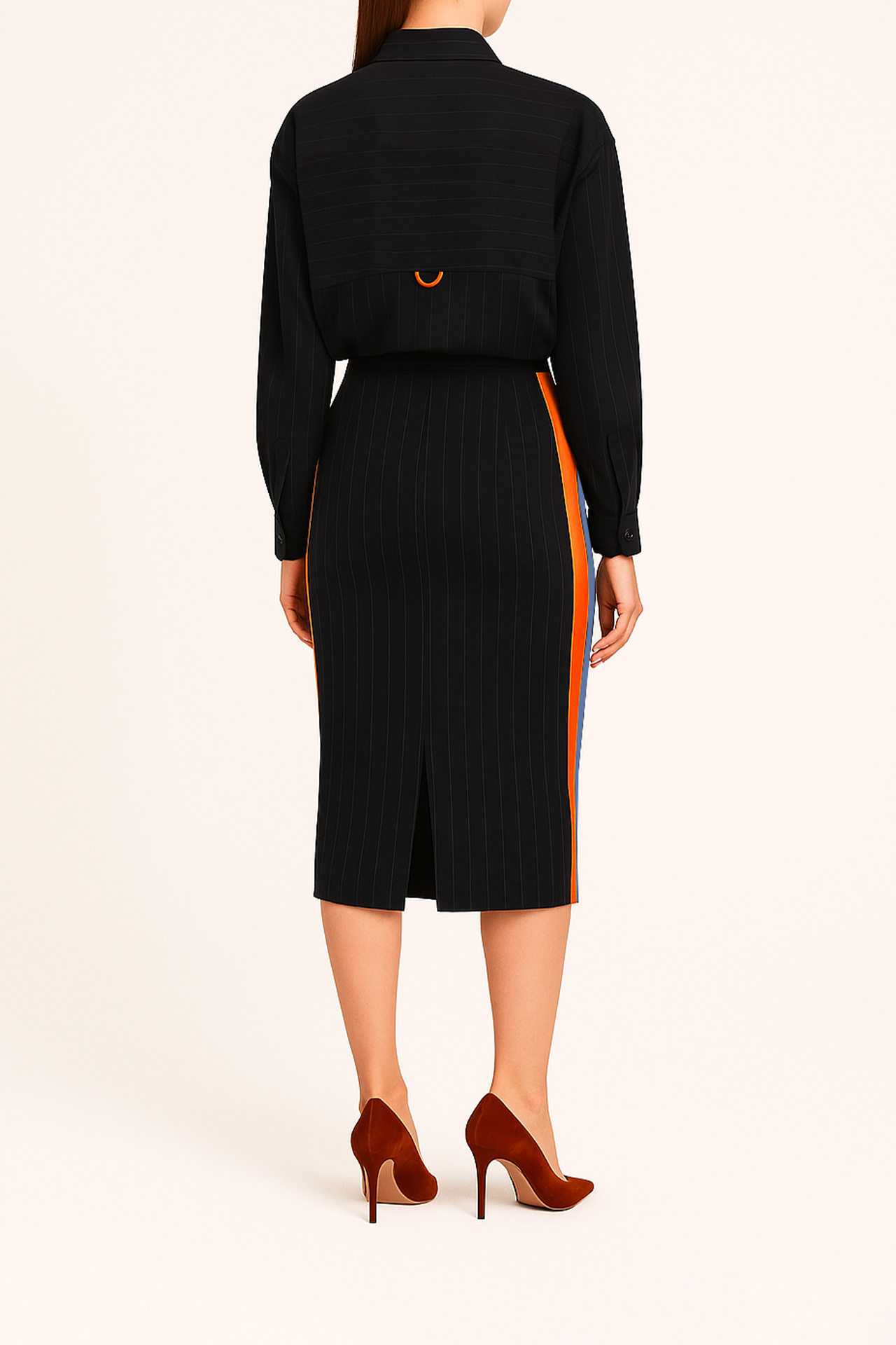 Saia Lápis com Faixa Azul - SAHOCO  5