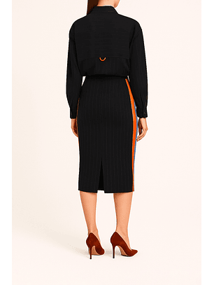 Camisa Com Risca Azul - SAHOCO 