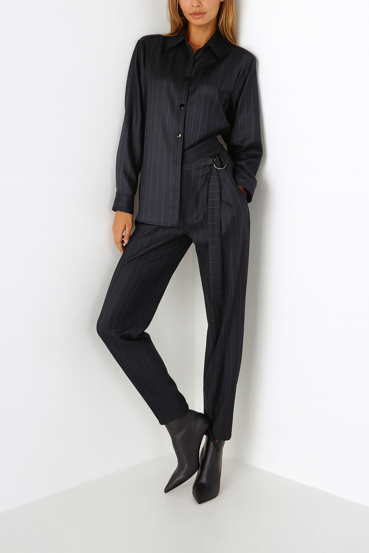 Camisa Com Risca Azul - SAHOCO  7