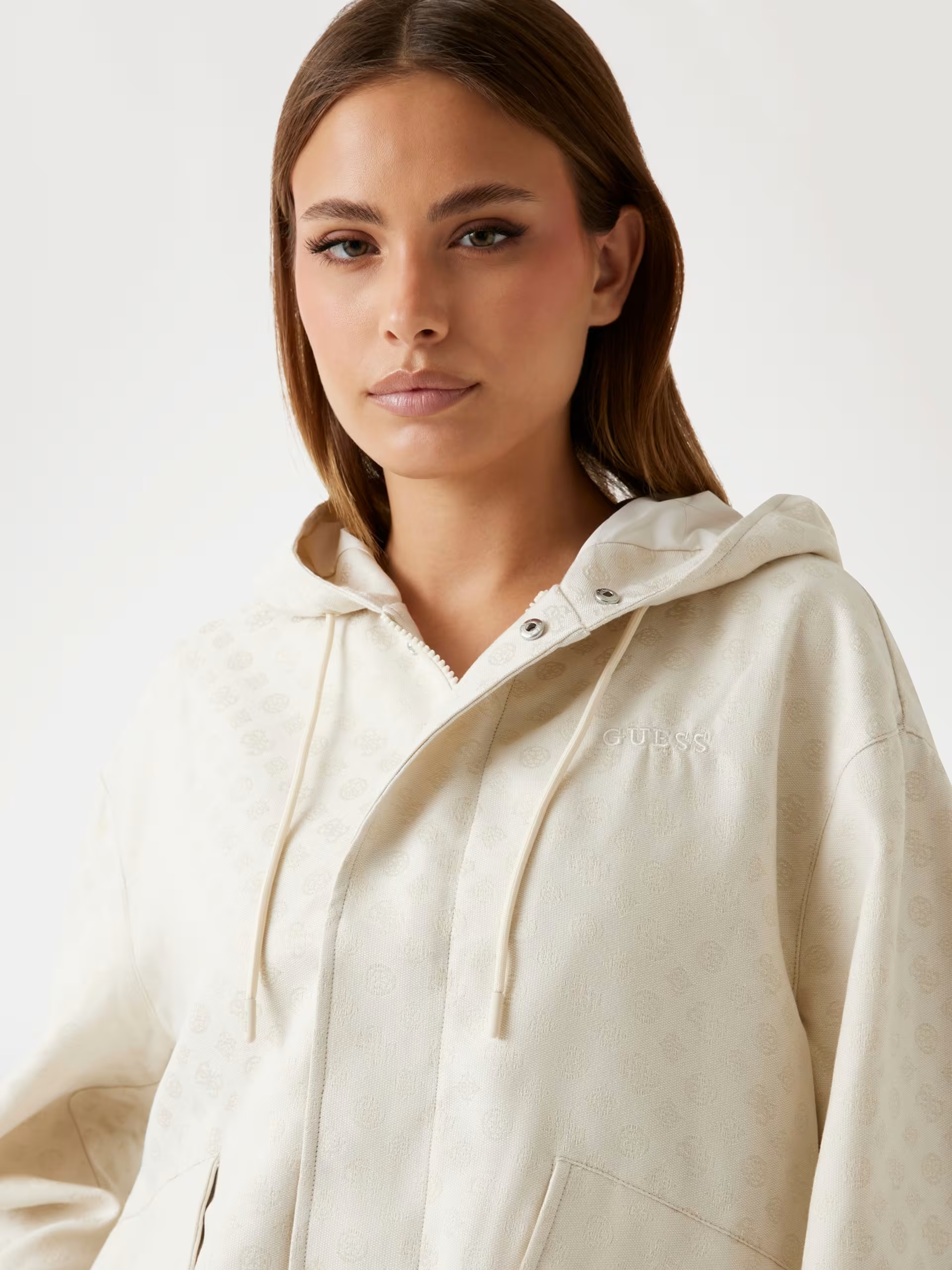 Casaco Logo Peony Pérola - Guess  4