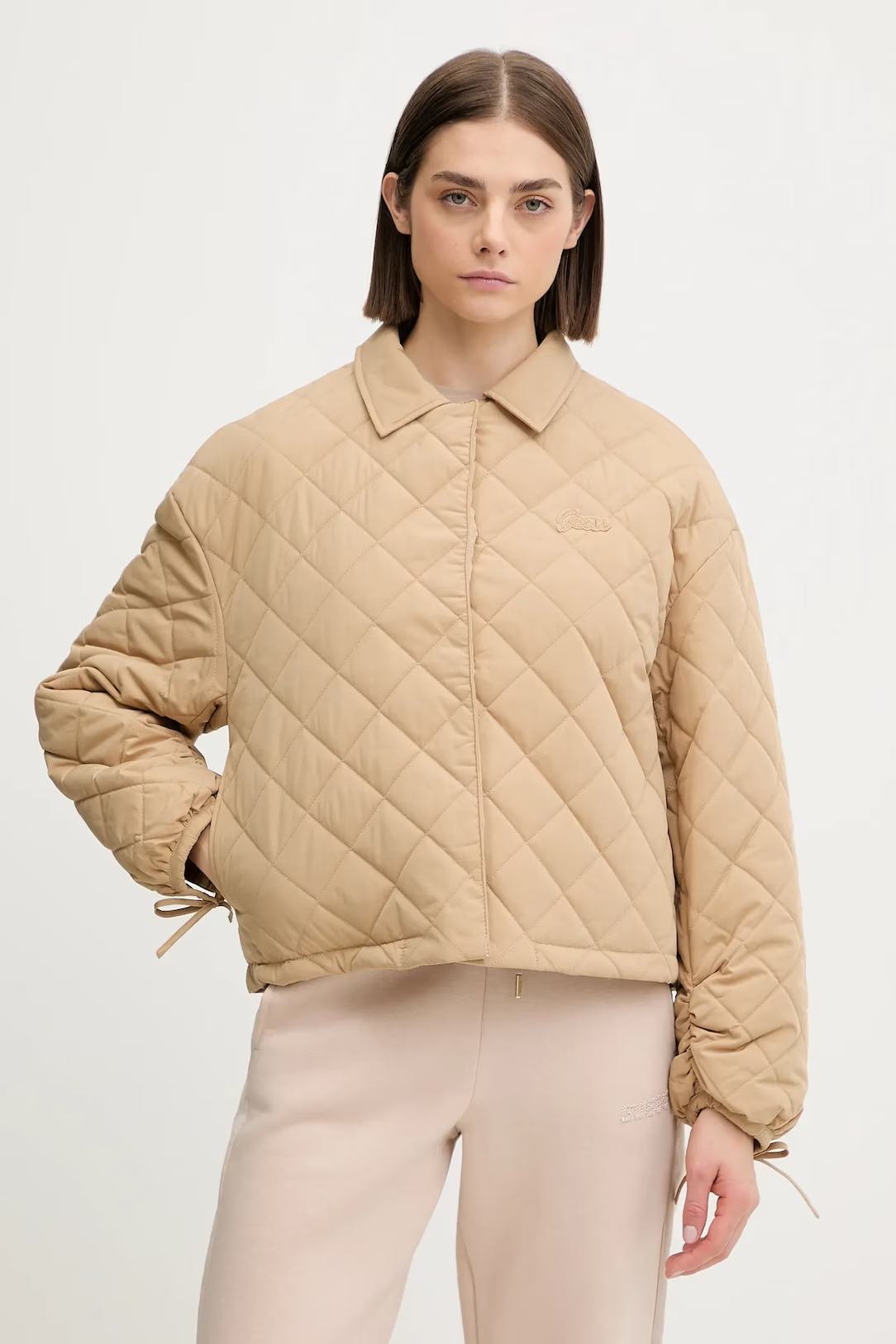 Casaco BIANCA Acolchoado Camel - Guess  1