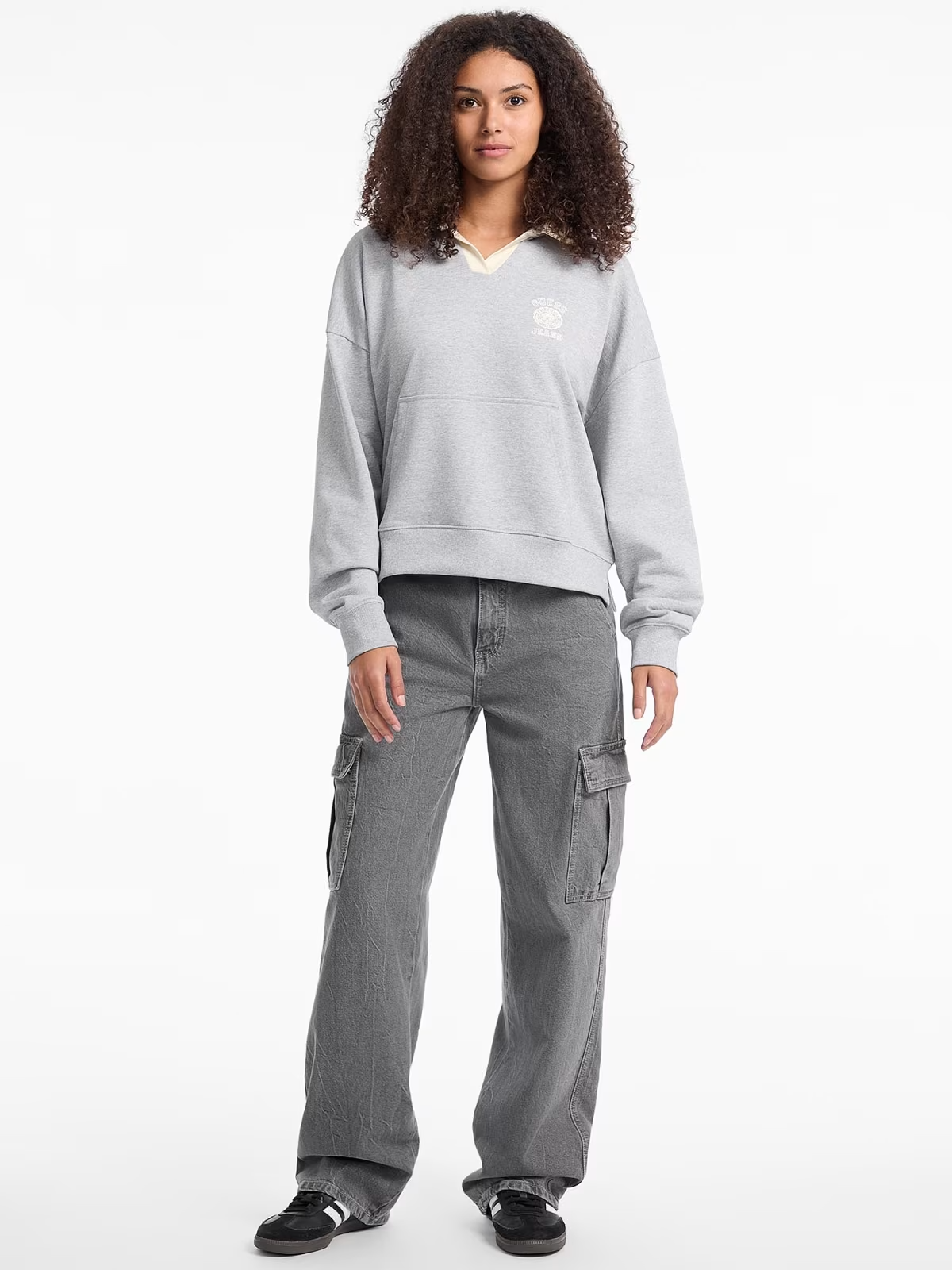 Sweat com Gola Cinza - Guess Jeans 3