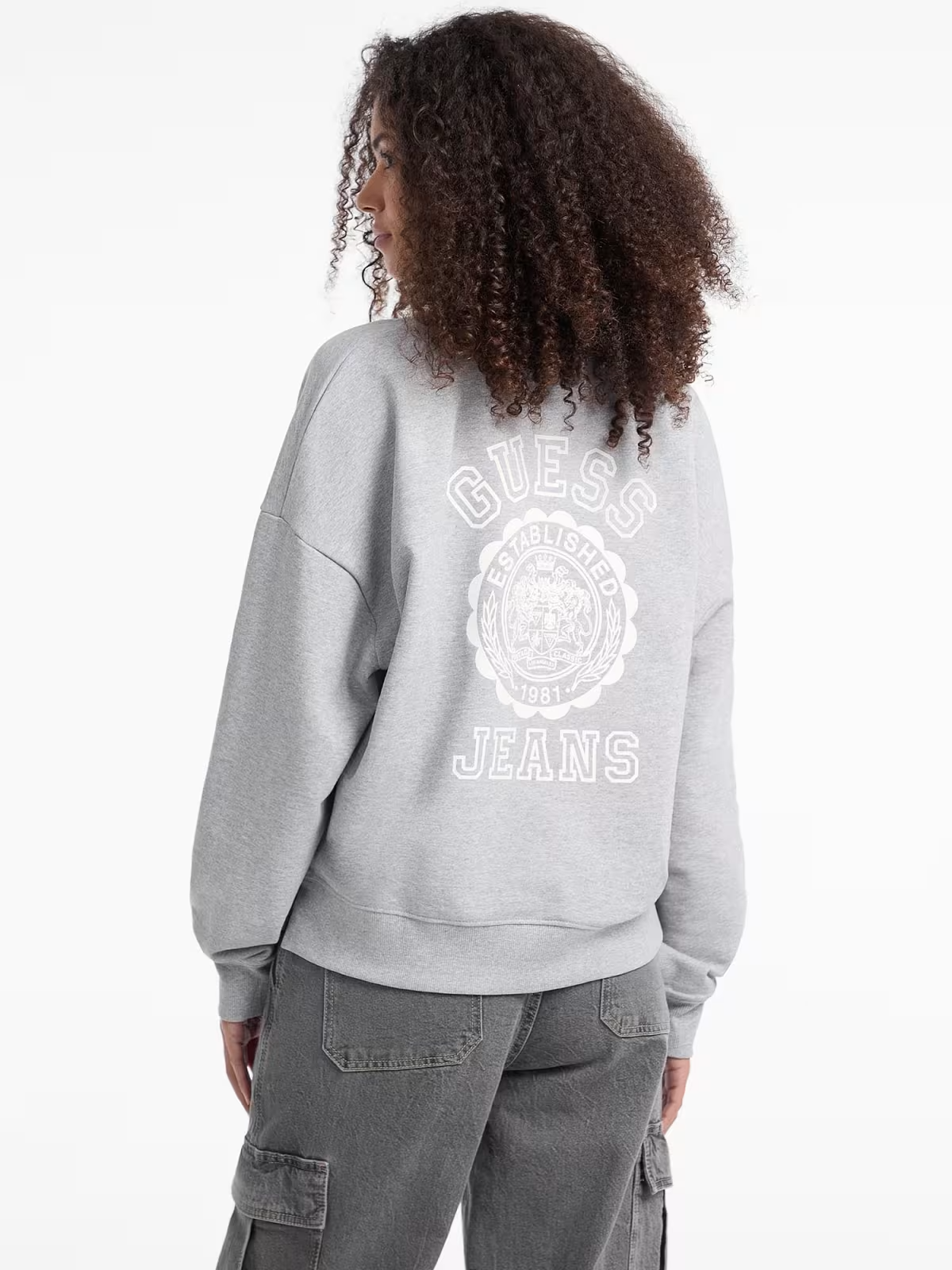 Sweat com Gola Cinza - Guess Jeans 2