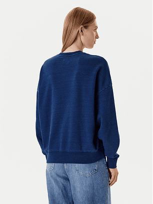 Sweat com Triângulo Azul Indigo  - Guess 