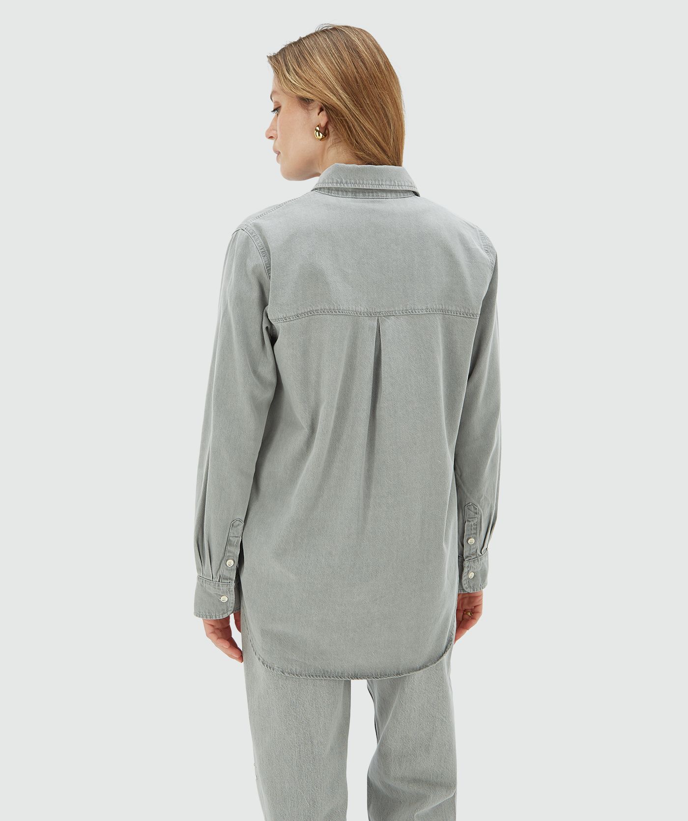 Camisa MEGGY em Ganga Cinza - Josh V 3