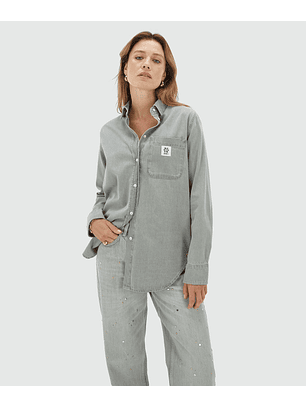 Camisa MEGGY em Ganga Cinza - Josh V