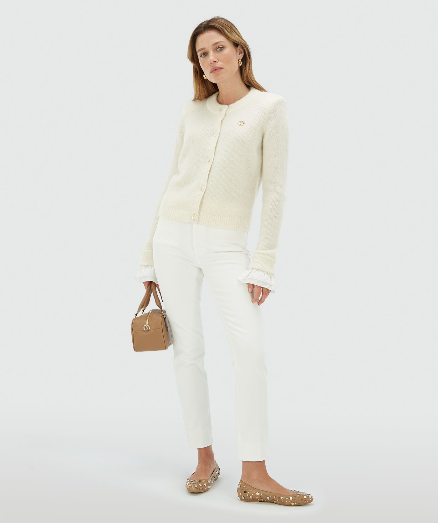 Casaco de Malha BEBE Branco - Josh V  2