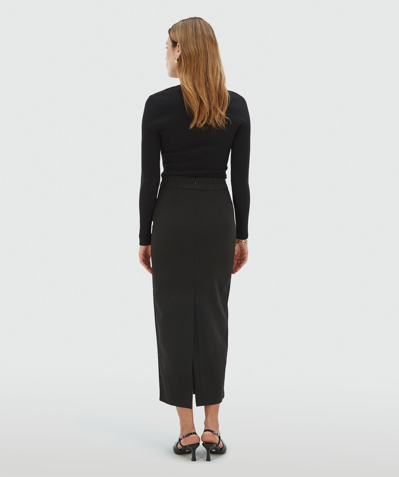 Saia XENIA Midi Preto - Josh V  4