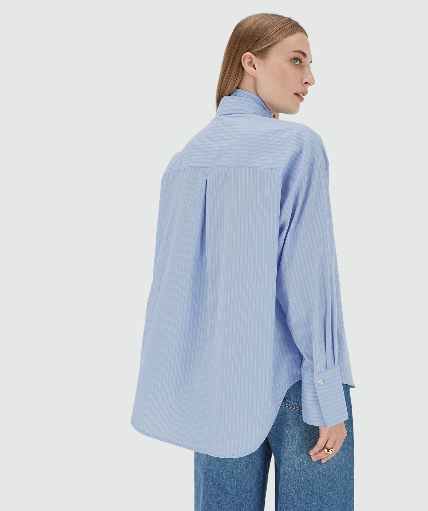 Camisa HEDY com Laçada Riscas Azuis - Josh V 4