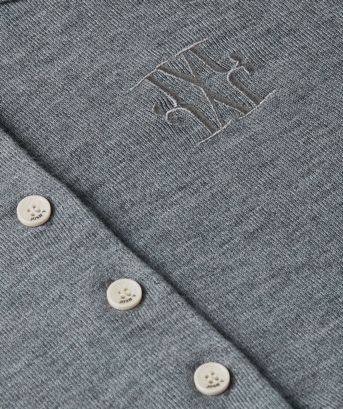 Camisola de Malha Polo AUDREY Cinza - Josh V 6