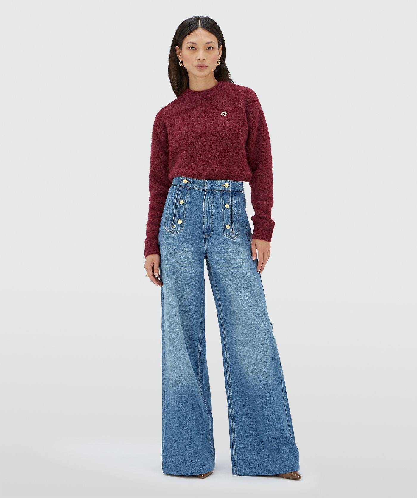 Camisola de Malha FRESIA Bordeaux - Josh V 2