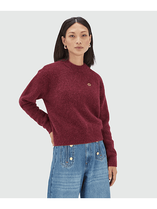 Camisola de Malha FRESIA Bordeaux - Josh V