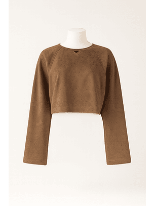 Blusa com Brilhos Castanho - SAHOCO 