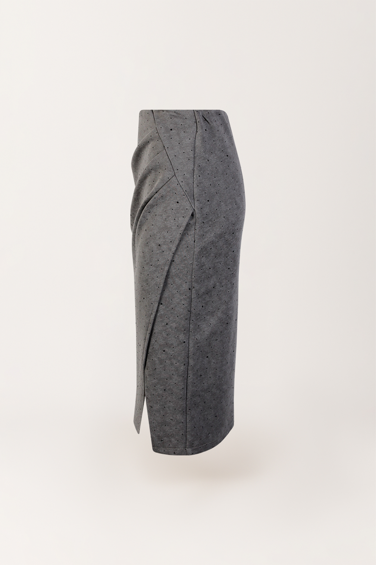 Saia Lápis Midi Cinza - SAHOCO 4