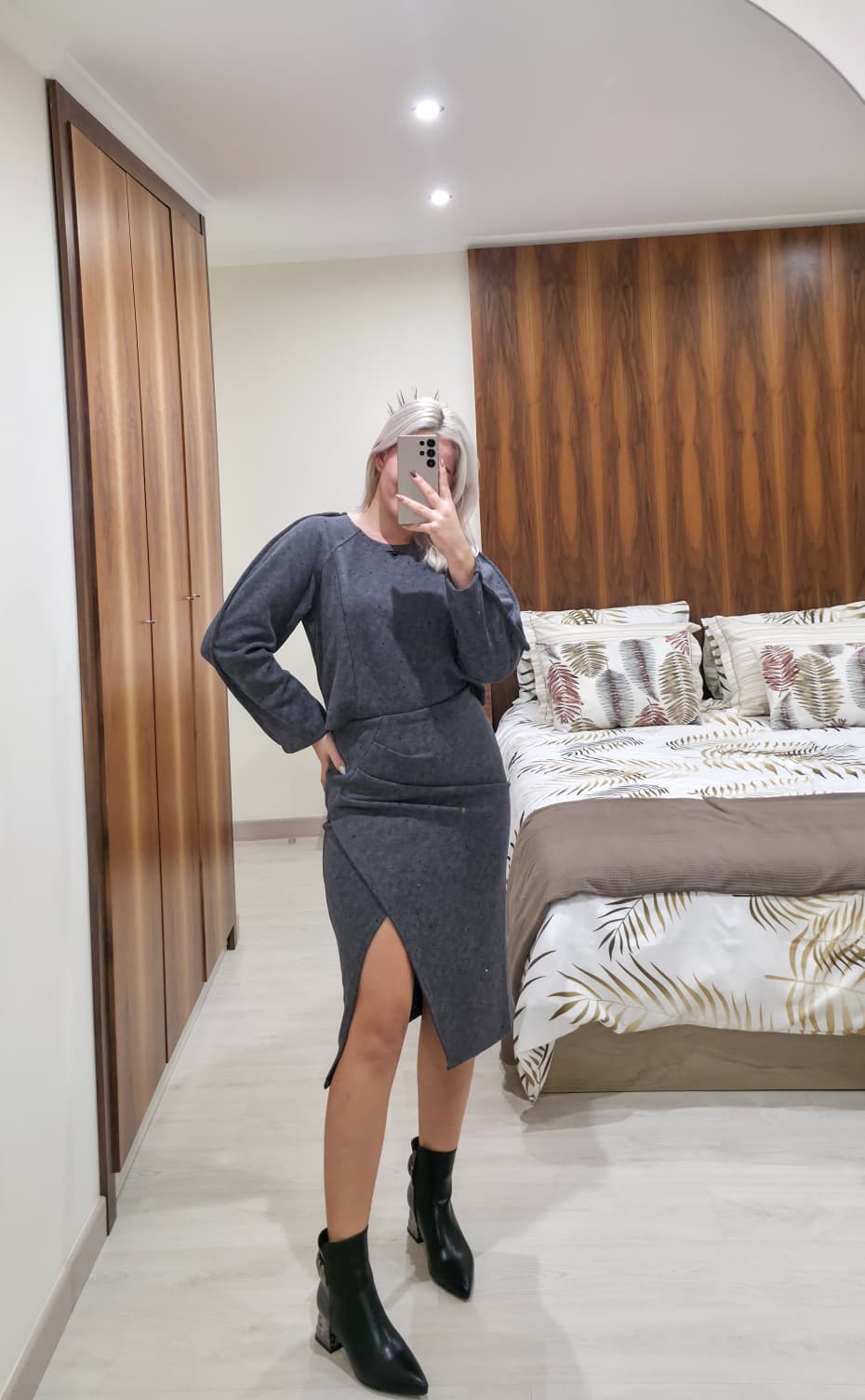 Blusa com Brilhos Cinza - SAHOCO 2