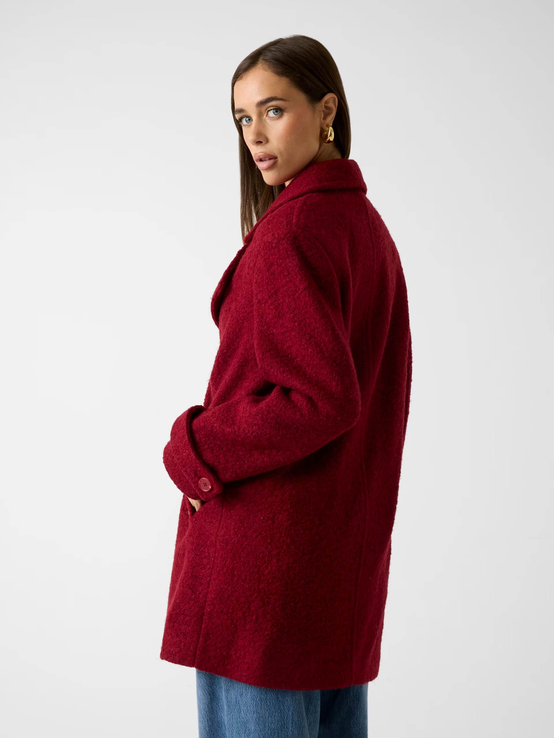 Casaco Caraculo Leona Bordeuax - Guess 4