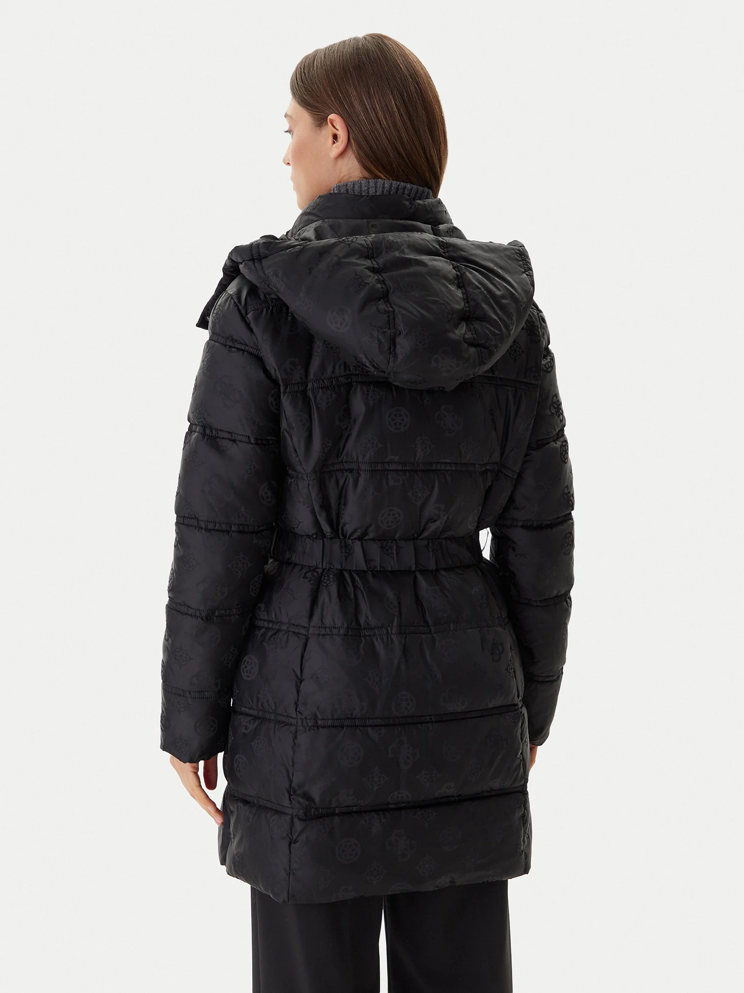 Casaco Médio IMMA Logo Preto - Guess 6