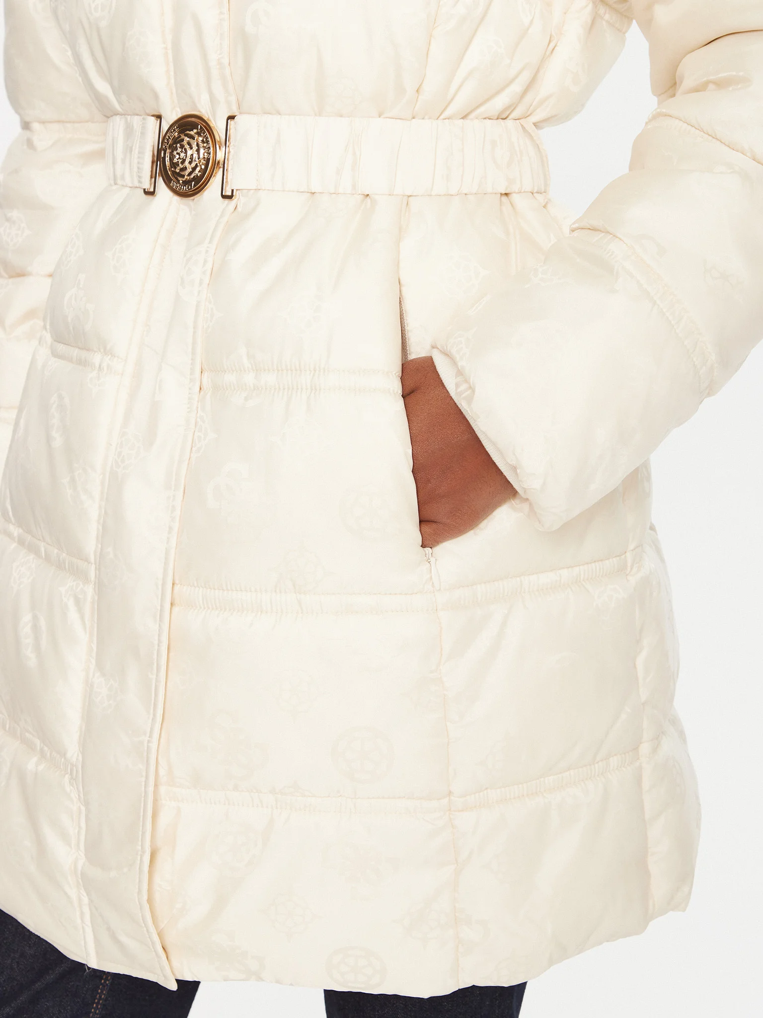 Casaco Médio IMMA Logo Branco - Guess 3