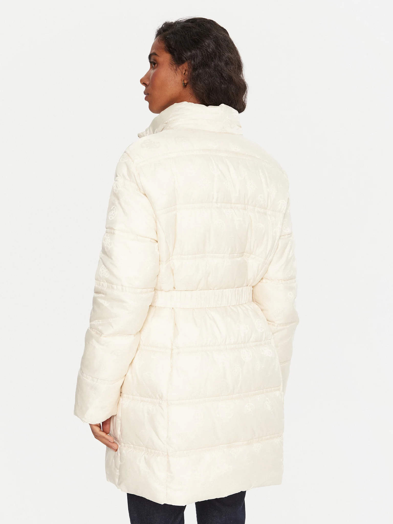 Casaco Médio IMMA Logo Branco - Guess 4