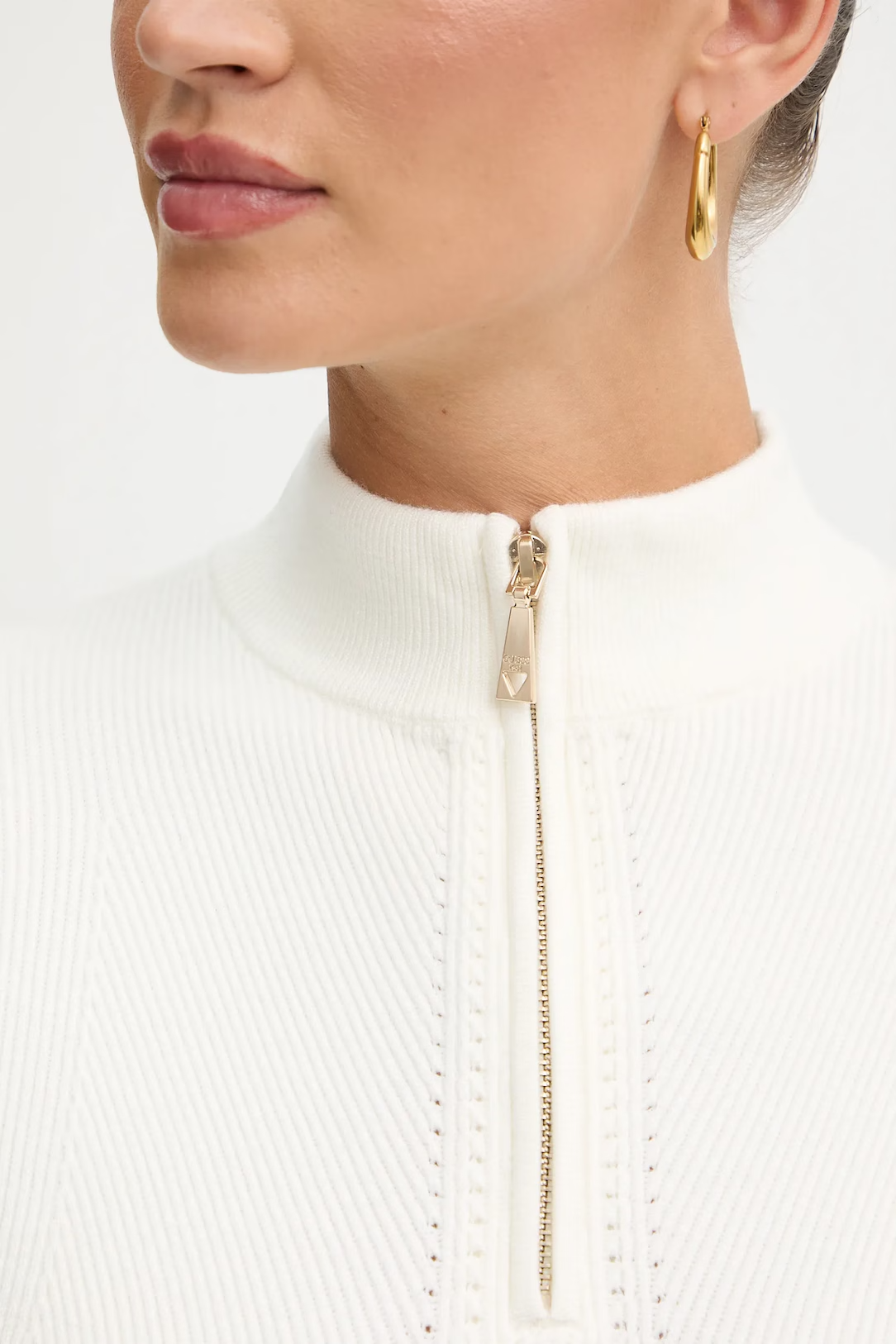 Camisola HARLEY em Malha Branco - Guess 4