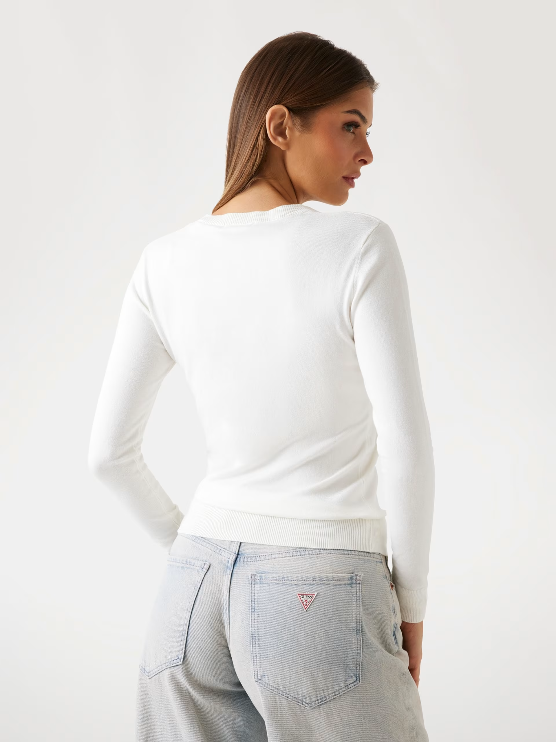 Camisola de Malha REYNA Branco - Guess 3