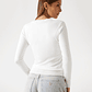 Camisola de Malha REYNA Branco - Guess - thumbnail 3