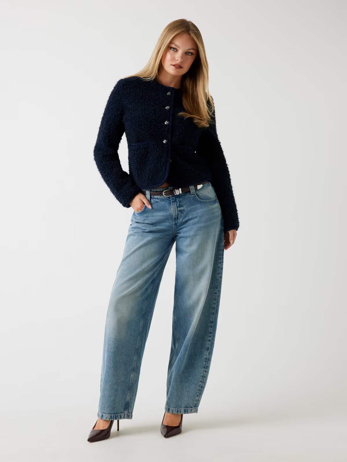 Casaco IVANA em Lã Azul - Guess  3