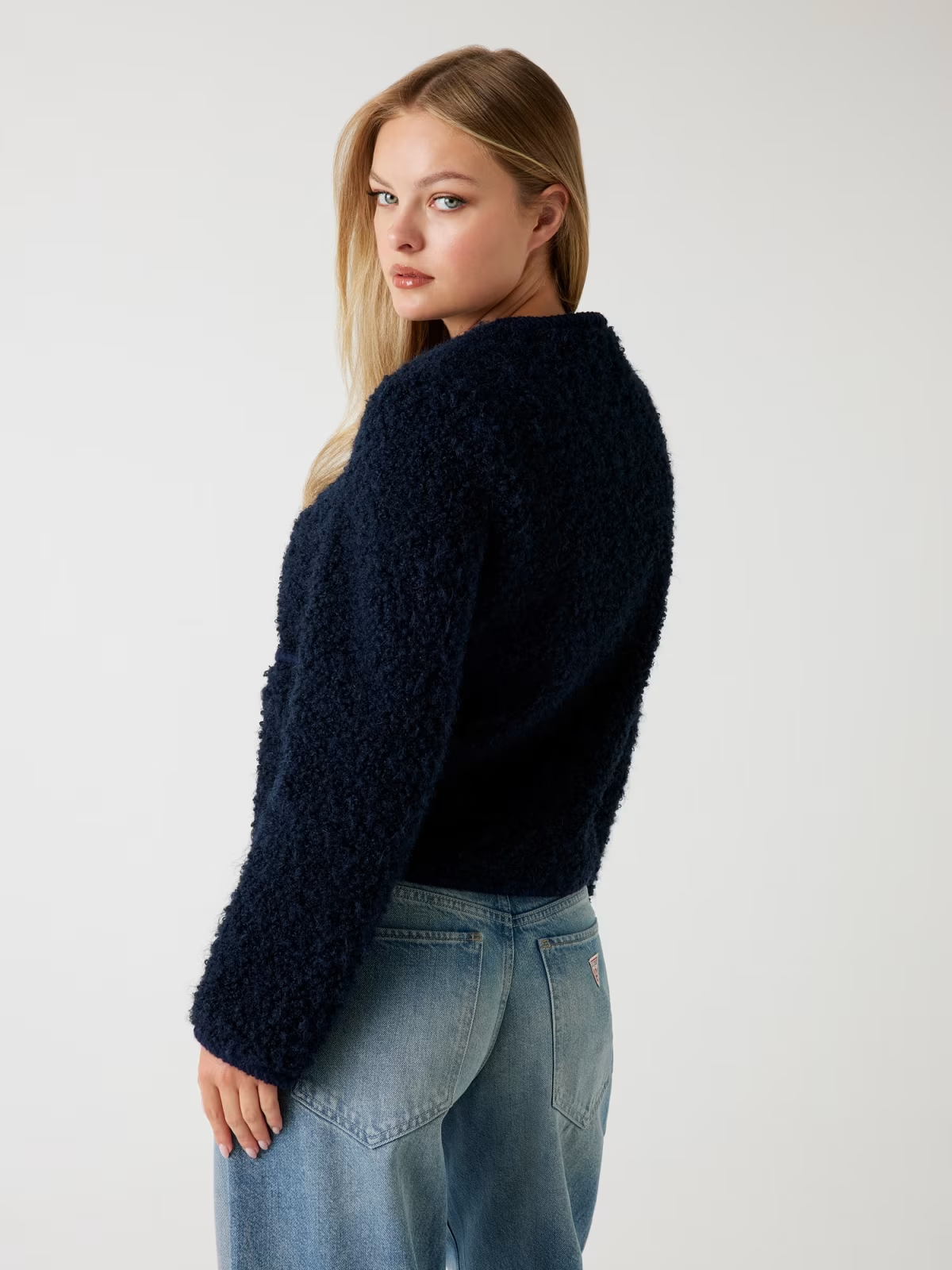 Casaco IVANA em Lã Azul - Guess  2