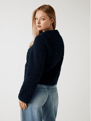 Casaco IVANA em Lã Azul - Guess 