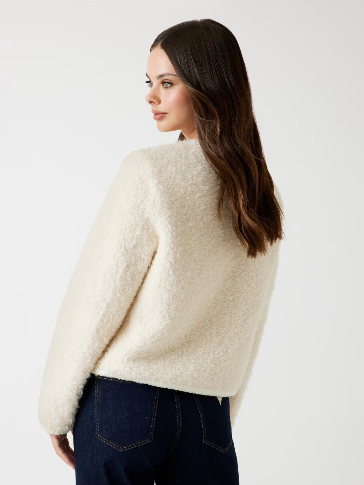 Casaco IVANA em Lã Branco - Guess  3