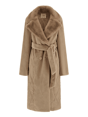 Trench Kispo com Pelo Taupe - Guess