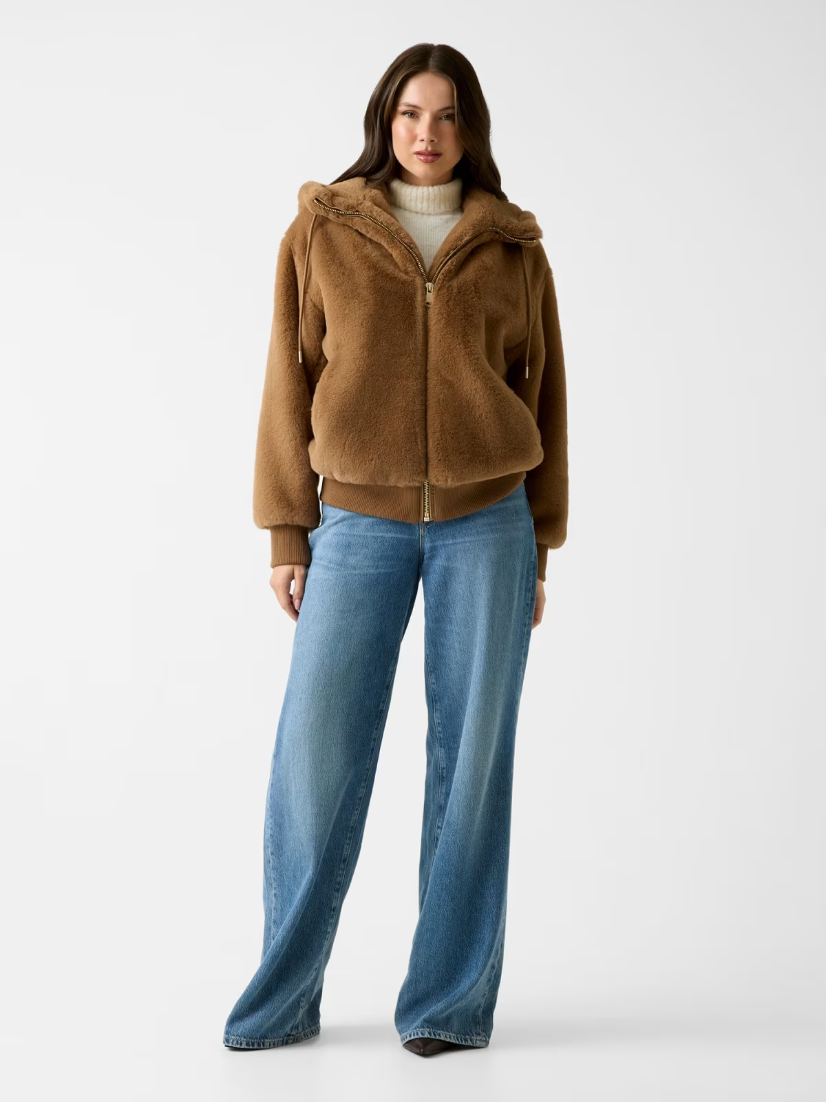 Casaco em Pelo LUCREZIA Camel - Guess 3