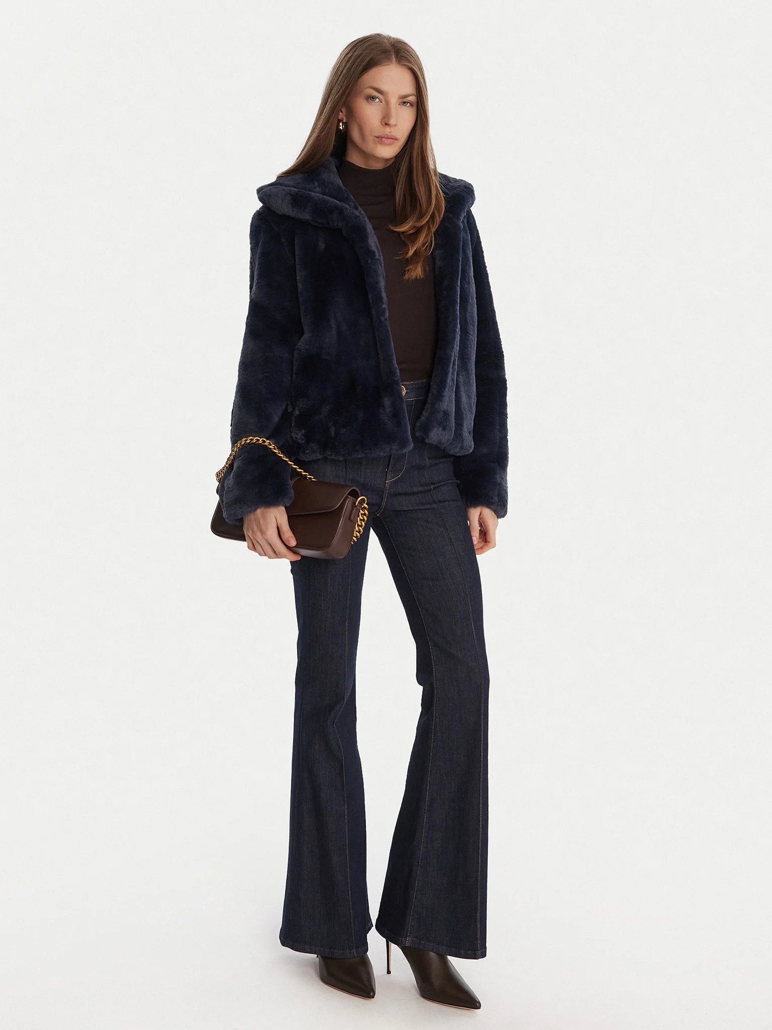 Casaco em Pelo NEW SOPHY Azul  - Guess  3