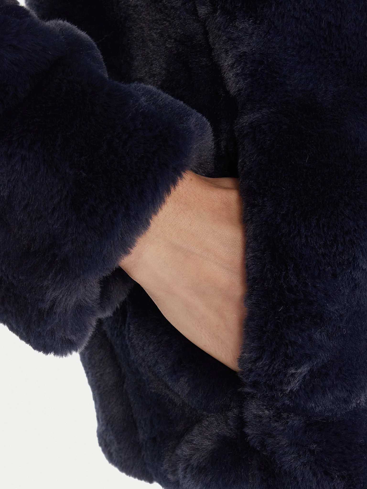 Casaco em Pelo NEW SOPHY Azul  - Guess  5