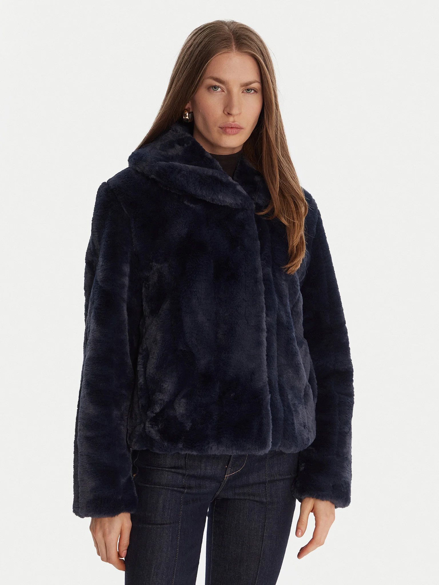 Casaco em Pelo NEW SOPHY Azul  - Guess  1