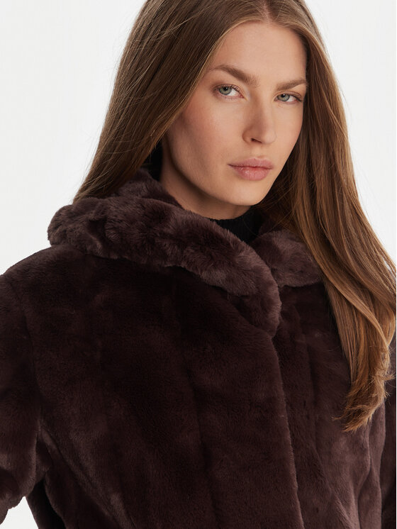 Casaco em Pelo NEW SOPHY Castanho - Guess 3