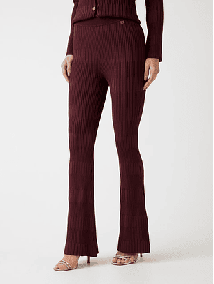 Calças JANET em Malha Bordeaux - Guess Marciano