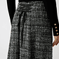 Saia GEA Comprida em Tweed Preto e Branco - Guess Marciano - thumbnail 4