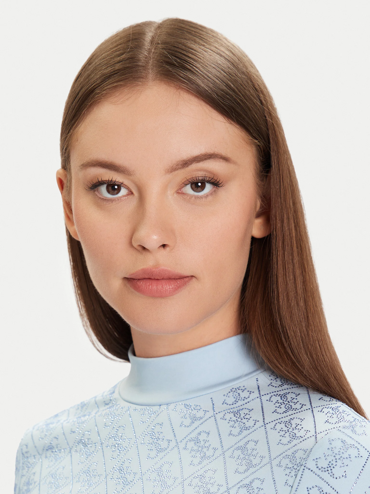 Camisola DEBBY Ski Curta com Strass Azul - Guess  5