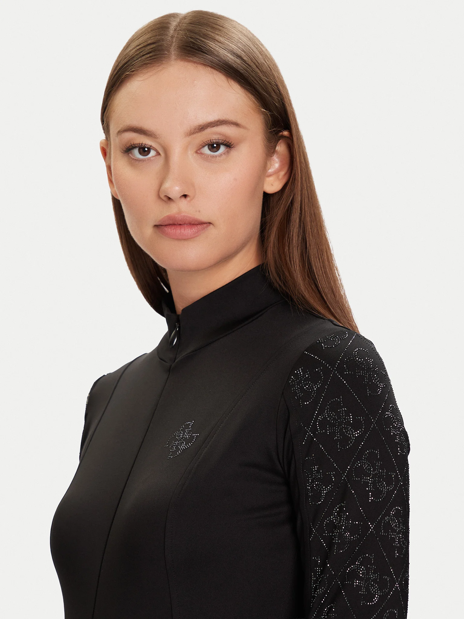 Macacão DEBBY SKI Logo Strass Preto - Guess  4