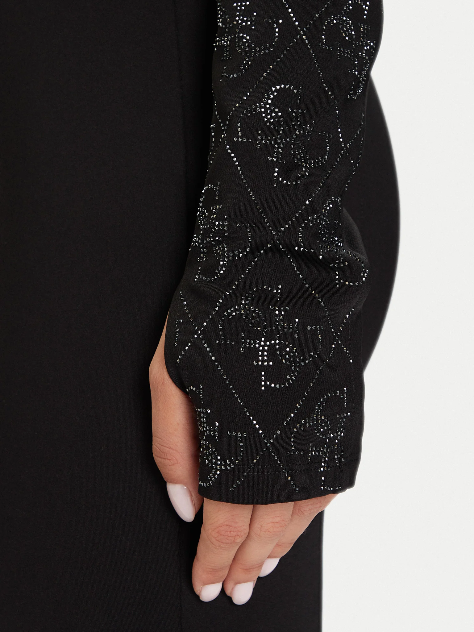 Macacão DEBBY SKI Logo Strass Preto - Guess  5