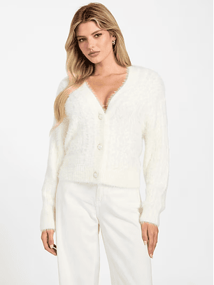 Casaco Felpudo KINAKO Branco - Guess