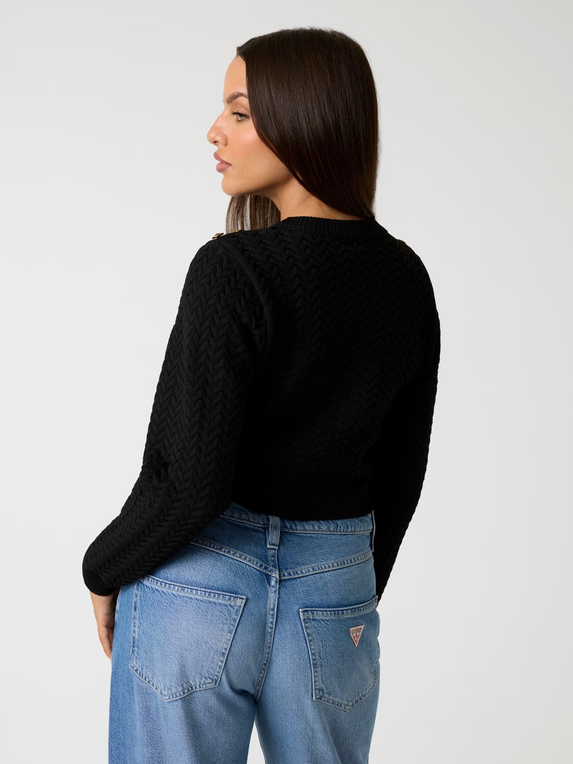 Camisola REONA Malha Preto - Guess 2