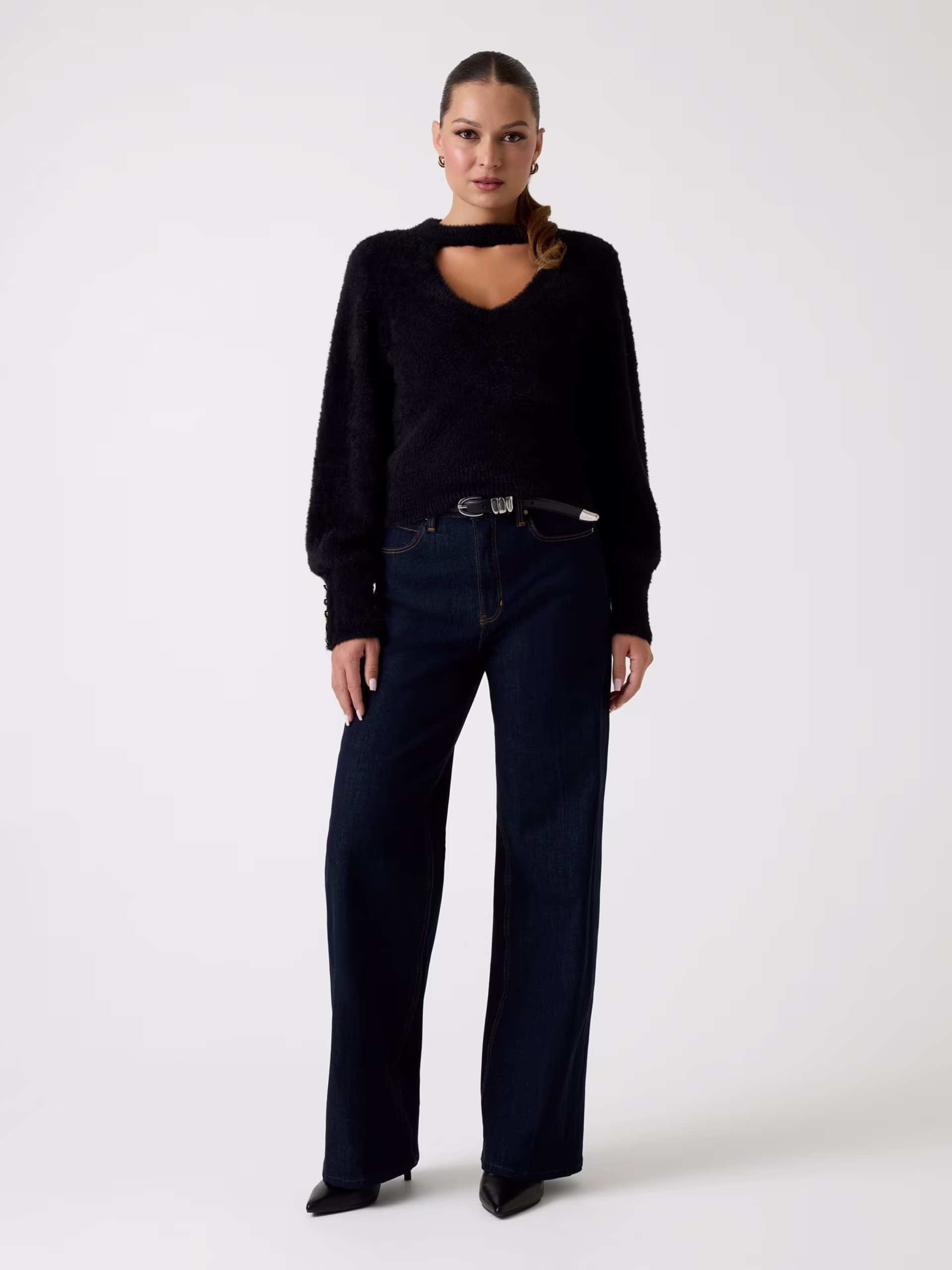 Camisola Felpuda YUKI  Preto - Guess  3