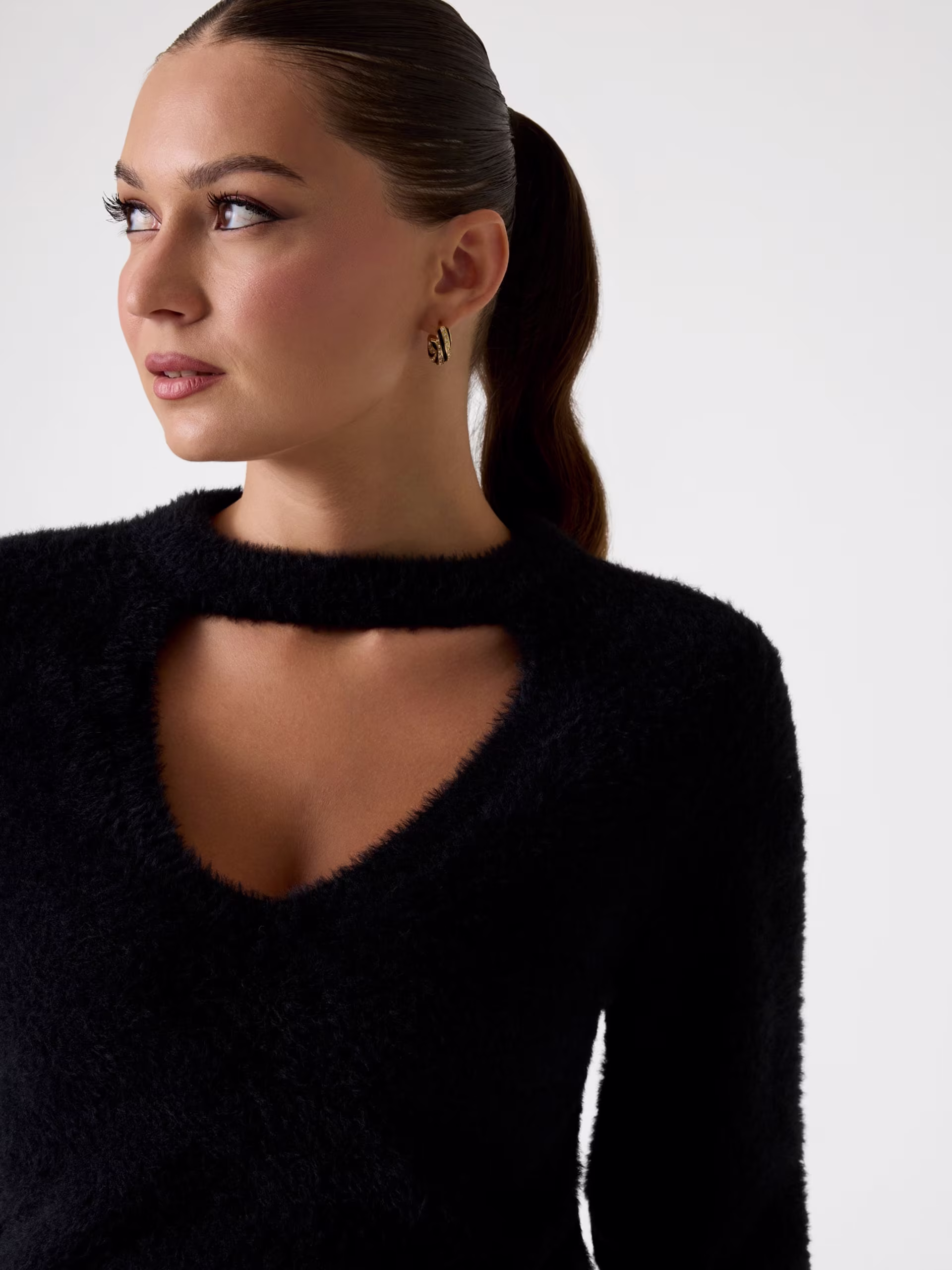 Camisola Felpuda YUKI  Preto - Guess  4