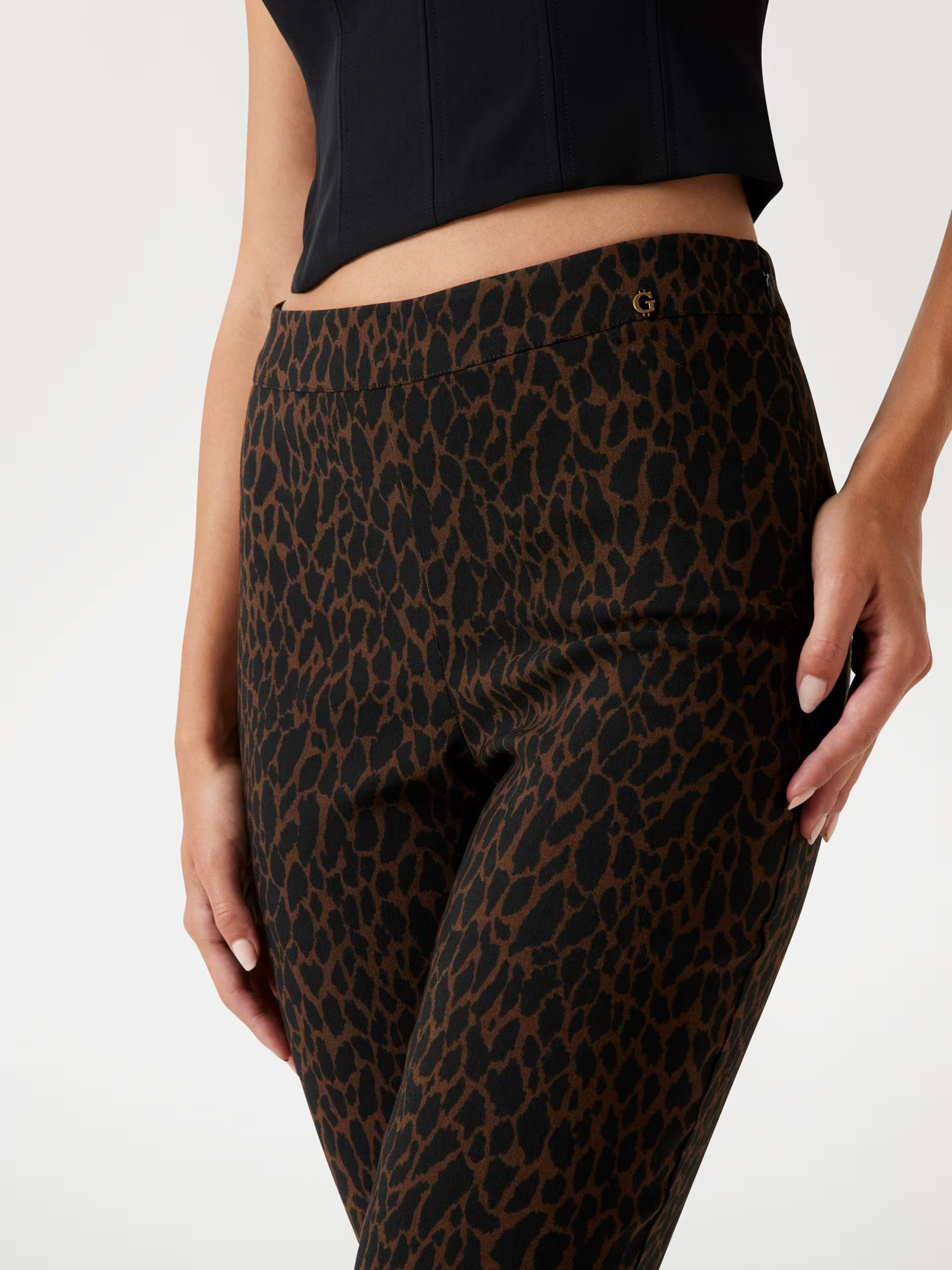 Calças CRETA Justas Animal Print - Guess  5