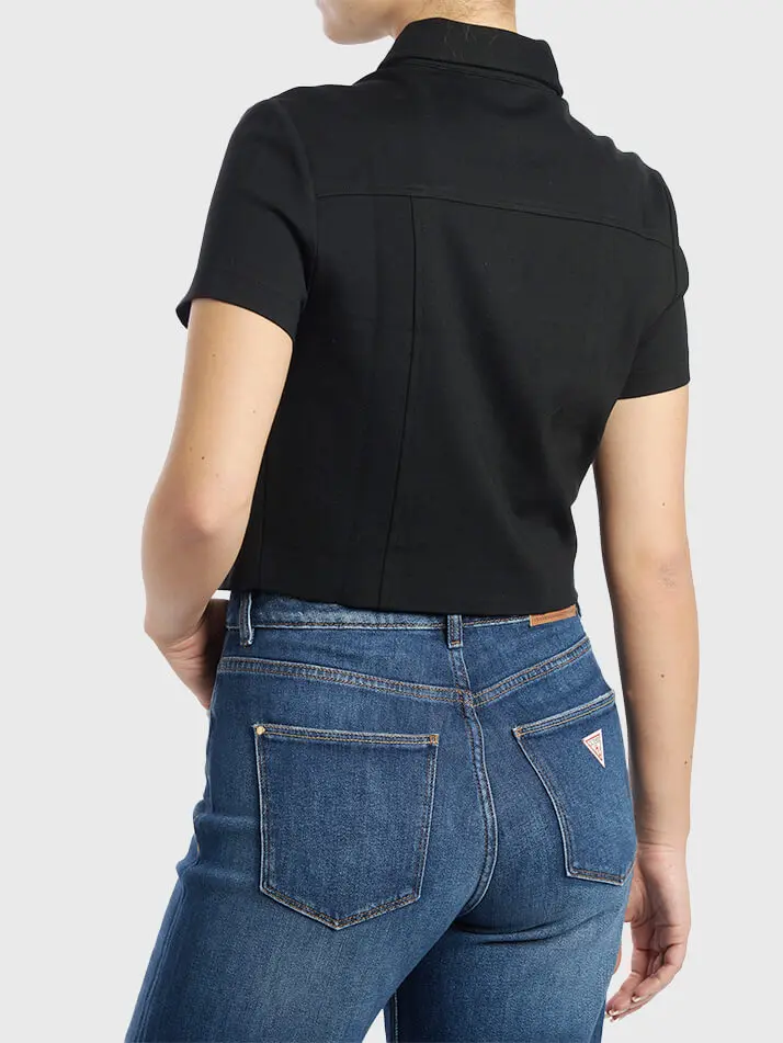 Blusa CHRISSY  Manga Curta Preto - Guess 2