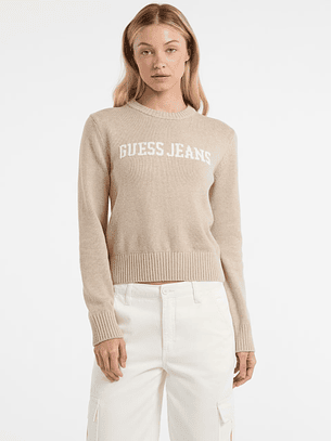 Camisola de Malha Bege - Guess Jeans 